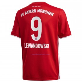 Maillot de Foot Bayern Munich Robert Lewandowski 9 Domicile 2020-21